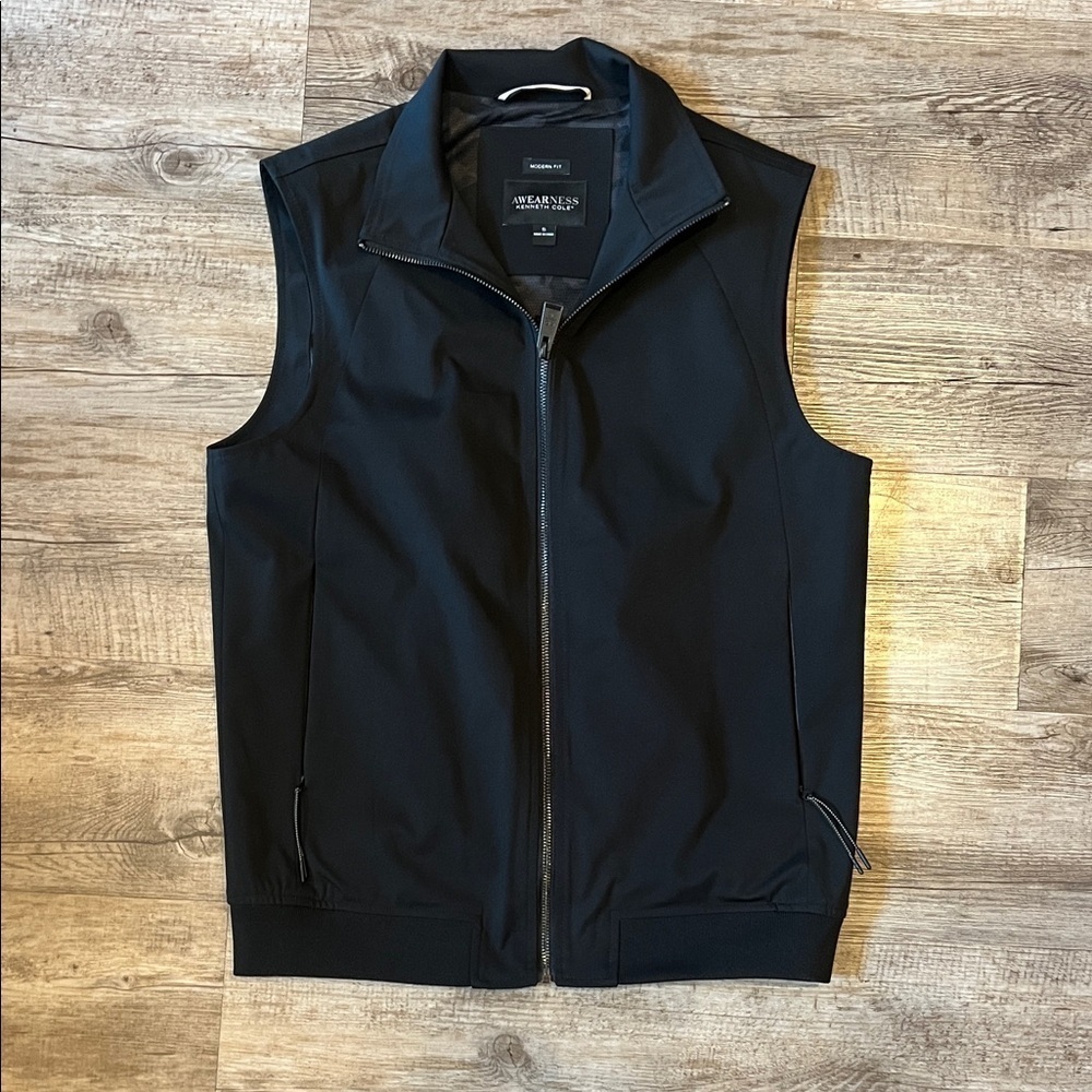 Kenneth Cole Awearness Men's Black dress/casual Vest
